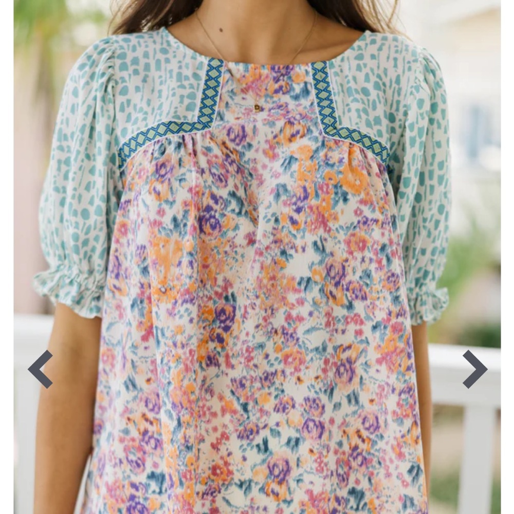 Jodifl Floral Print Women's blouse Size M